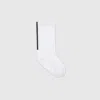 Gucci Baby Cotton Blend Socks With Web In White