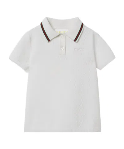 Gucci Baby Embroidered Cotton Polo Dress