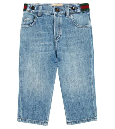 Gucci Baby Jeans In Blue
