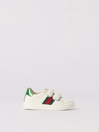 GUCCI GUCCI ACE LEATHER SNEAKERS,H25677001