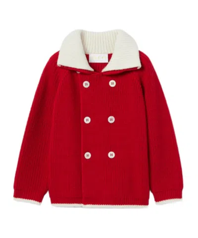 Gucci Baby Wool Sweater In Red