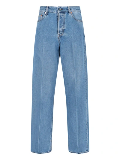 Gucci Back Label Jeans In Light Blue