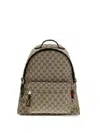 Gucci Fabric Backpack Featuring Adjustable Straps In Neutral