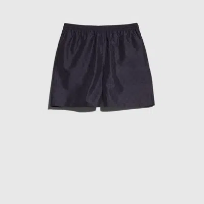 Gucci Badeshorts Aus Bedrucktem Polyesterpopeline In Blue