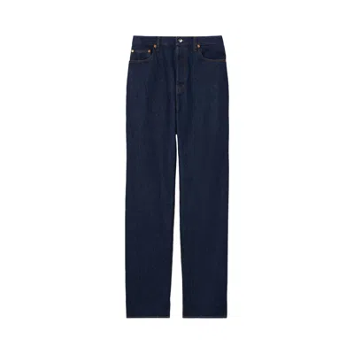 Pre-owned Gucci Baggy Denim Pant 'dark Blue' | Men's Size 36
