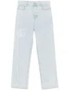 Gucci Light-blue Denim Jeans In Blue