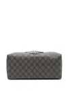 Gucci Medium Ophidia Interlocking Gg Pattern Washbag In Gray