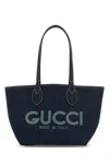 Gucci Women Denim Totissima Reversibile Shopping Bag