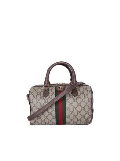 Gucci Woman Ophidia Gg Woman Beige Handbags In Cream