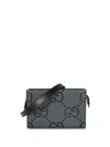 Gucci Grey Messenger Bags Men In Black