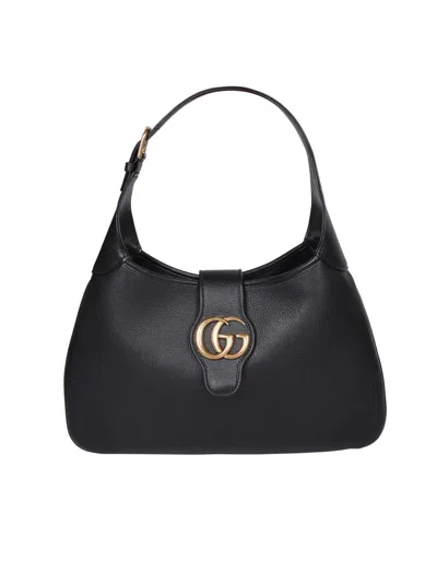 Gucci Medium Aphrodite Shoulder Bag In Black