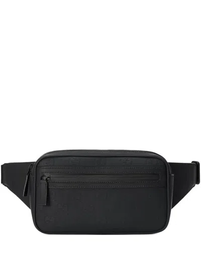 Gucci Gg-logo Crossbody Bag In Black