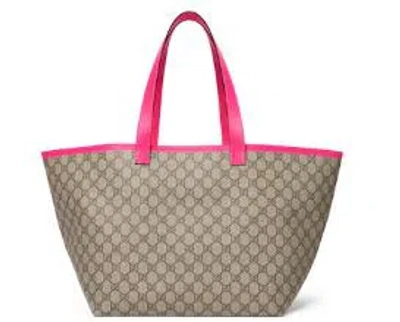 Gucci Ophidia Gg Medium Handbag In Nude