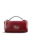 Gucci Gg Milano Series Small Handbag In Red Again