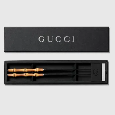 Gucci Baguettes Bamboo In Black