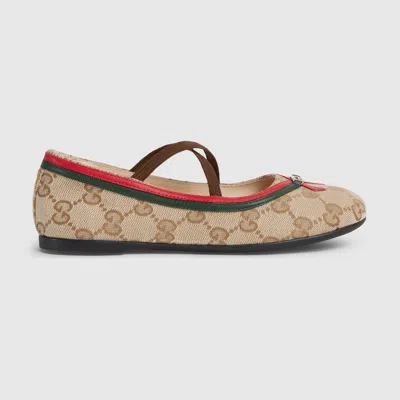 Gucci Kids' Ballerina Flat In Multi