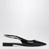 GUCCI GUCCI BALLERINA SIGNORINA BLACK PATENT LEATHER