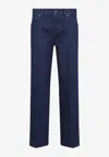 Gucci Ballerina Straight-leg Jeans In Blue