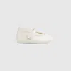 Gucci Ballet Flats With Double G In White