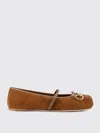 Gucci Ballet Flats Woman Brown In Brown