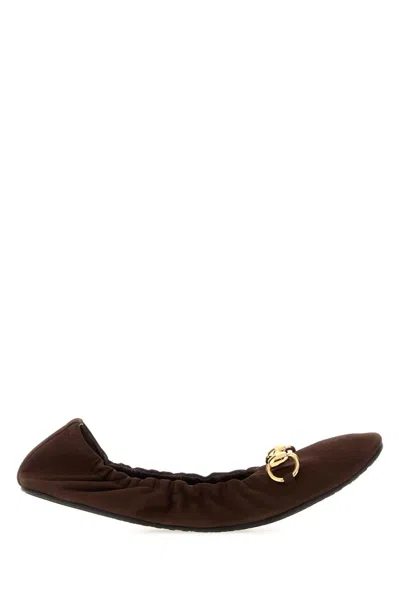 Gucci Ballet Leather, R.s. In Brown