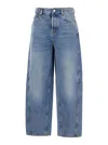 Gucci Balloon Jeans In Blue