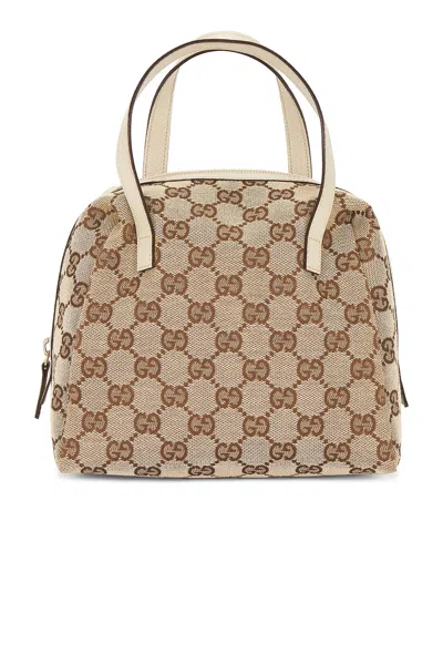 Pre-owned Gucci Balthus Cosmetic Bag In Sand