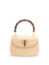 Gucci Bamboo 1947 Small Bag In Neutral
