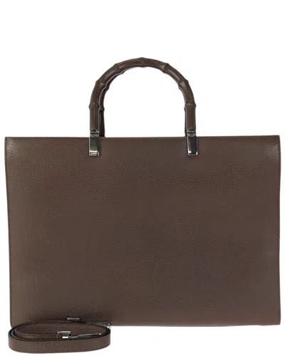 Gucci Bamboo 2way Tote Shoulder Bag (authentic Pre-loved)