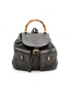 Gucci Bamboo Backpack In Black