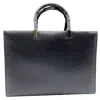 GUCCI GUCCI BAMBOO BLACK LEATHER TOTE BAG (PRE-OWNED)