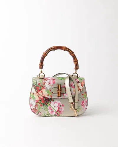 Gucci Bamboo Blooms Medium Top Handle Bag