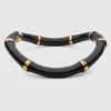 Gucci Bamboo Choker Necklace In Gold-toned Metal