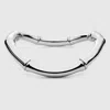 Gucci Bamboo Choker Necklace In Silver-toned Metal