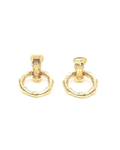 Gucci Bamboo Clip-on Earrings In Gold