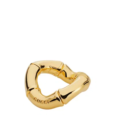 Gucci Bamboo Cuff Bracelet In Gold