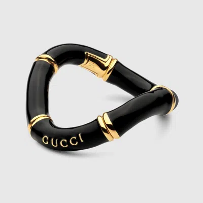 Gucci Bamboo Cuff Bracelet In Gold-toned Metal