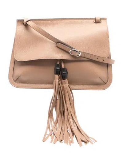 Pre-owned Gucci Bamboo Daily In Brown