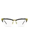 Gucci Bamboo-detail Cat-eye Glasses In Multi