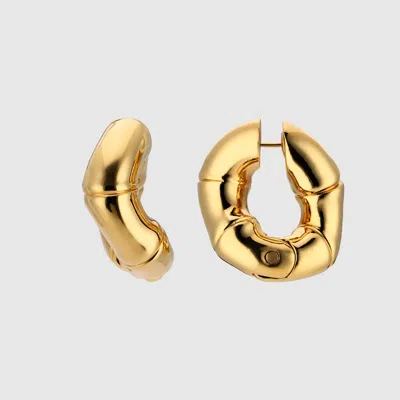 Gucci Bamboo Earrings In Gold-toned Metal