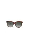 Gucci Womens Black Gg1071s Square-frame Acetate Sunglasses In Gray