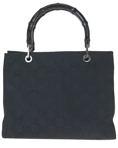 Gucci Bamboo Gg Tote Bag (authentic Pre-loved)