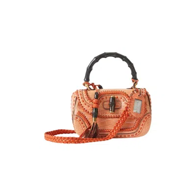 Pre-owned Gucci Bamboo Handle Bag 'orange' | Women's Size Onesize