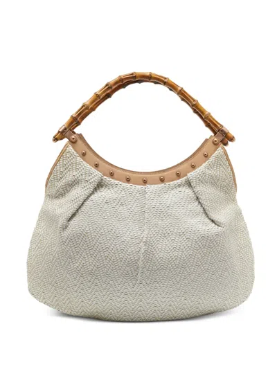 Pre-owned Gucci Bamboo-handle Tote Bag