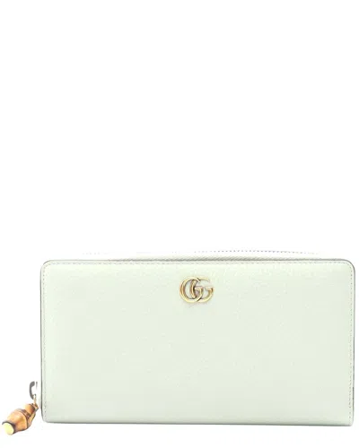 Gucci Bamboo Long Wallet (authentic Pre-loved) In White