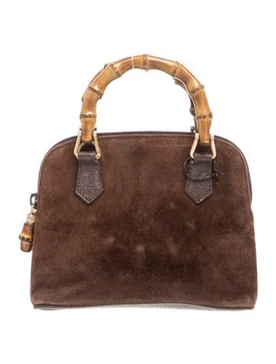 Pre-owned Gucci Bamboo Miss Bamboo In Brown