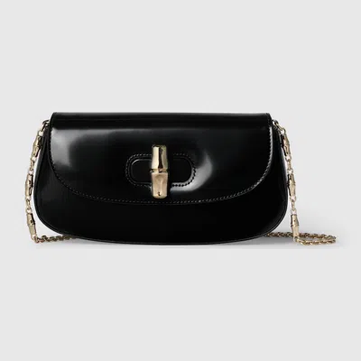 Gucci Bamboo Night Mini Shoulder Bag In Black