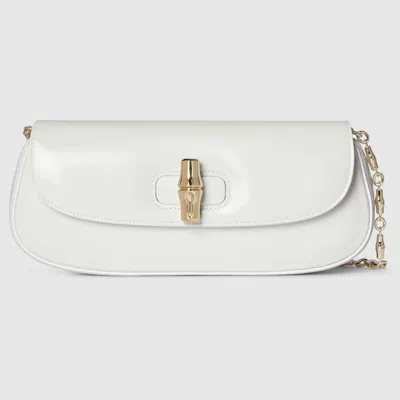 Gucci Bamboo Night Small Clutch In White