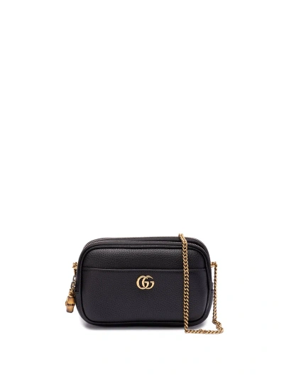 Gucci `bamboo Puller` Mini Bag In Black  