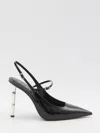Gucci Stiletto Heel Pumps Featuring Bamboo Detail In Black